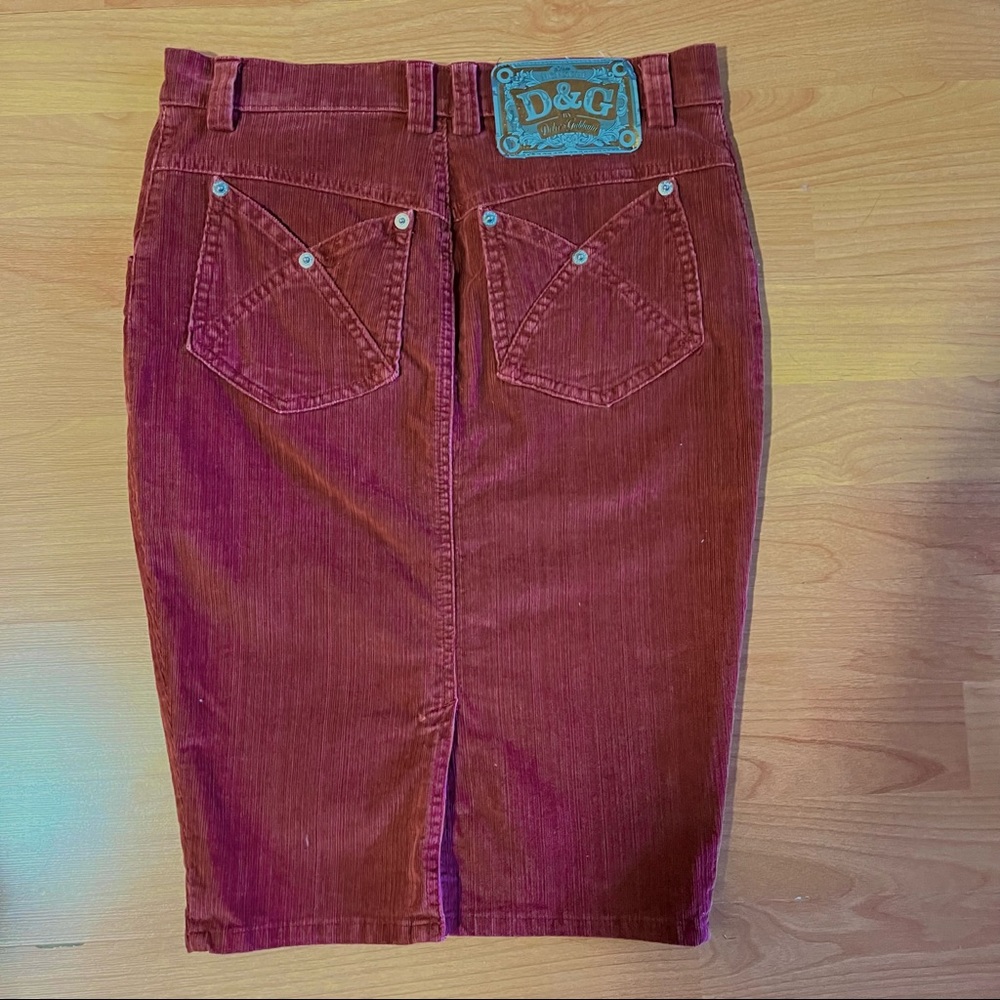 vintage dolce and gabbana pencil skirt